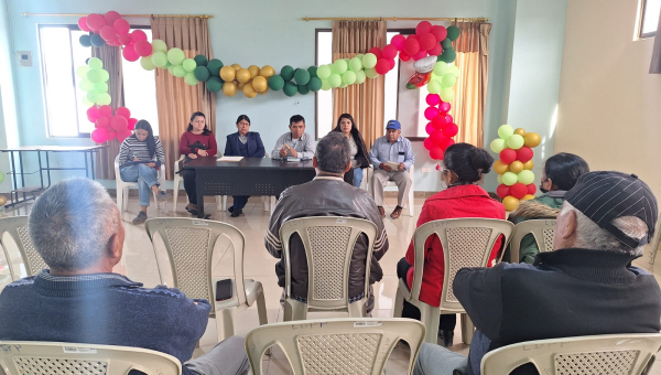 SOCIALIZACIÓN DEL PROYECTO DE ALCANTARILLADO PLUVIAL EN PICAIHUA
